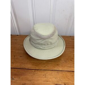 Tilley Endurables Hat Mens Medium 7 3/8 Green Airflo Chinstrap Outdoors Sailing‎